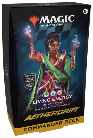 Magic The Gathering - Aetherdrift Commander Deck - Living Energy
