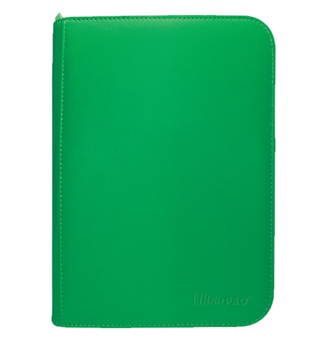 Ultra PRO Vivid 4-Pocket Zippered PRO-Binder - Green