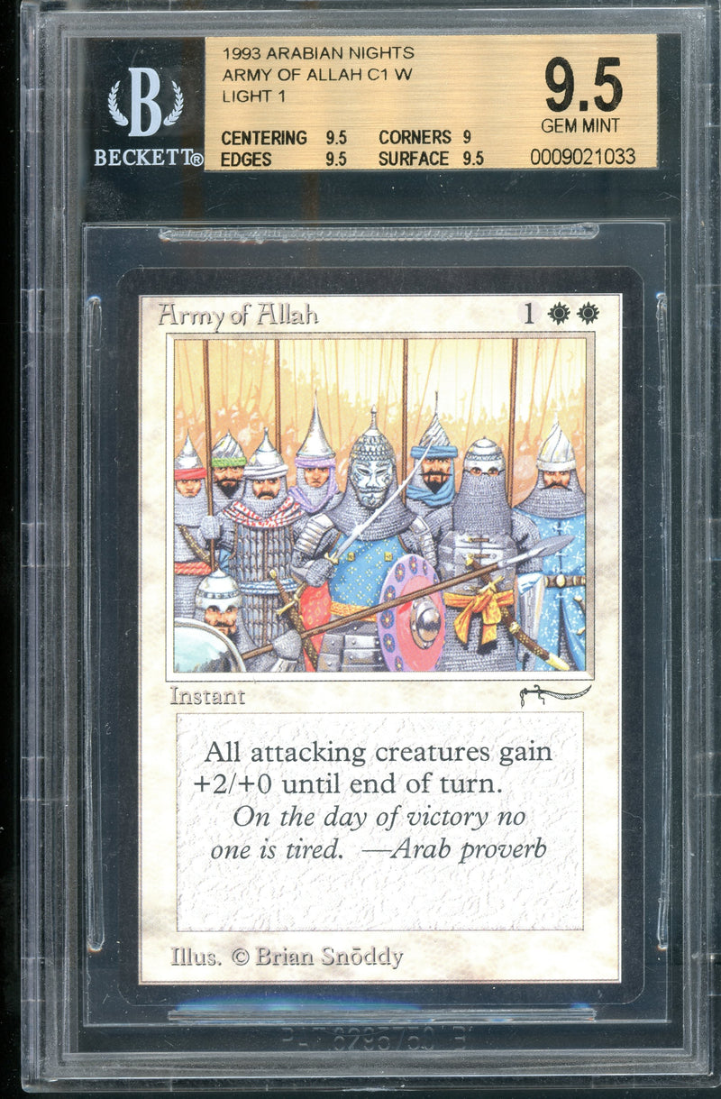 Army of Allah BGS 9.5 (Light) [Arabian Nights]