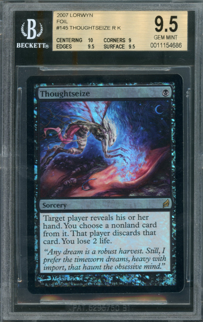 Thoughtseize Foil BGS 9.5B+ [Lorwyn]