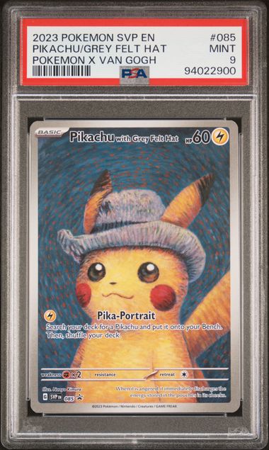 Pikachu With Grey Felt Hat
