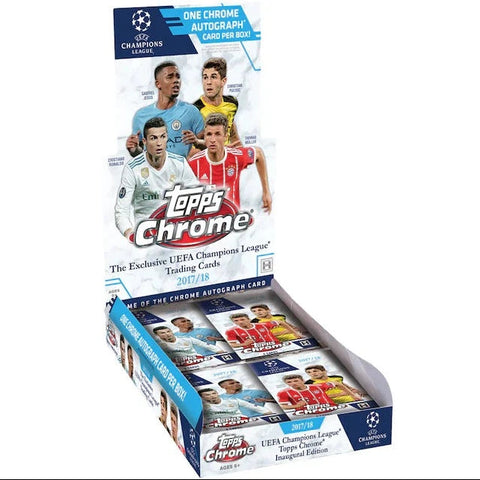 Topps Chrome UEFA Champions League 2017/18 - Hobby Box