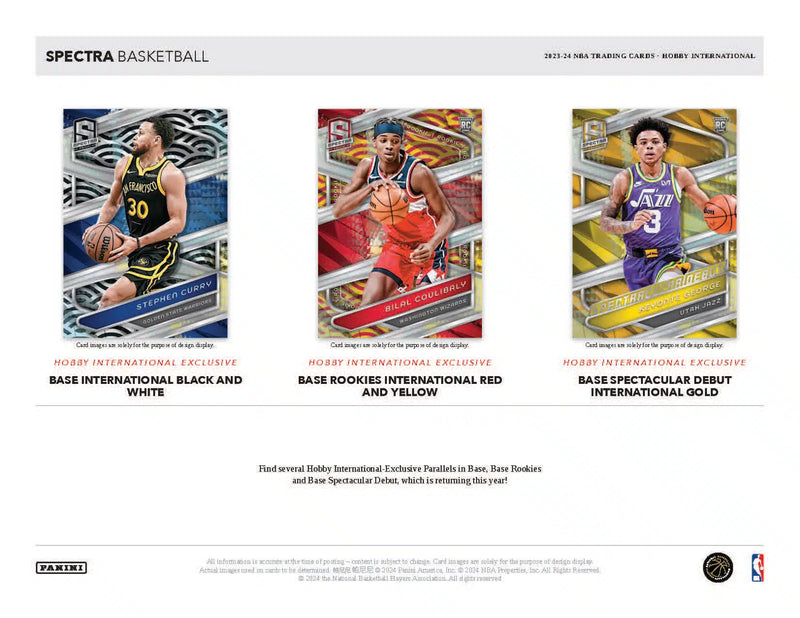 Panini Spectra NBA Basketball 2023/24 - International Hobby Box