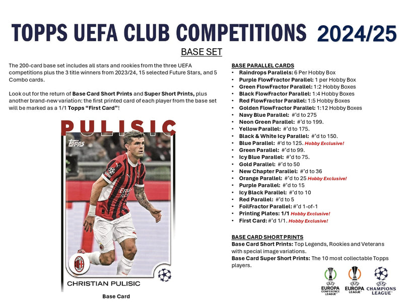 Topps UEFA Club Competitions Flagship 2024/25 - Hobby Box