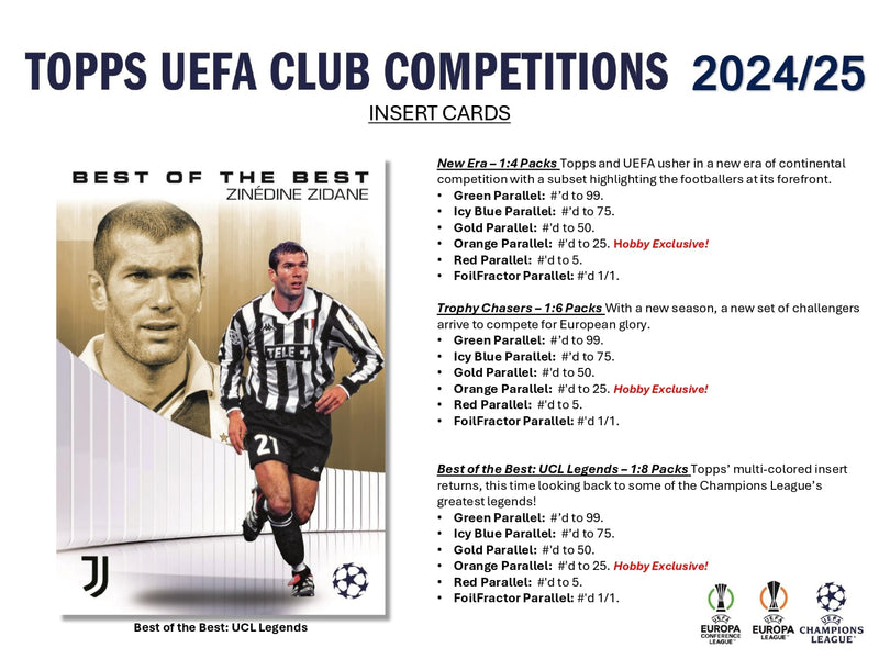 Topps UEFA Club Competitions Flagship 2024/25 - Hobby Box