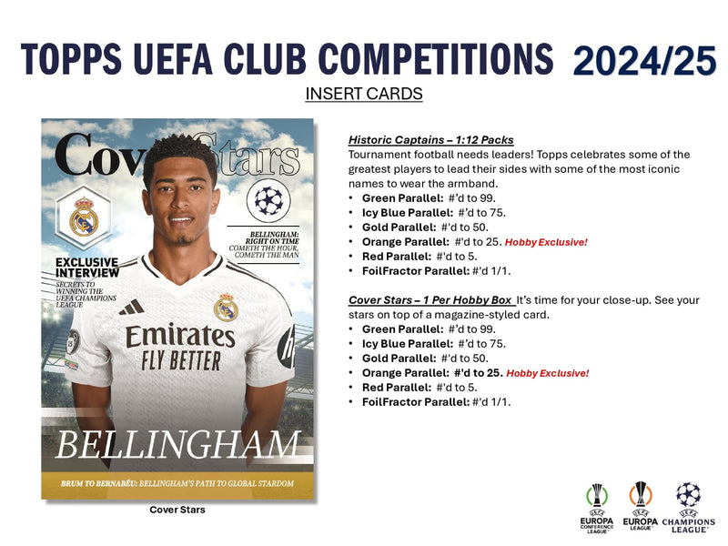 Topps UEFA Club Competitions Flagship 2024/25 - Hobby Box