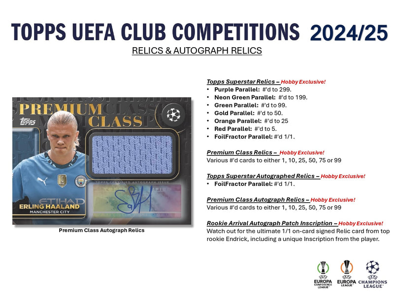 Topps UEFA Club Competitions Flagship 2024/25 - Hobby Box