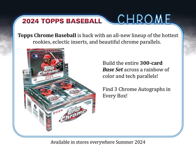 Topps Chrome Baseball 2024 - Jumbo Box