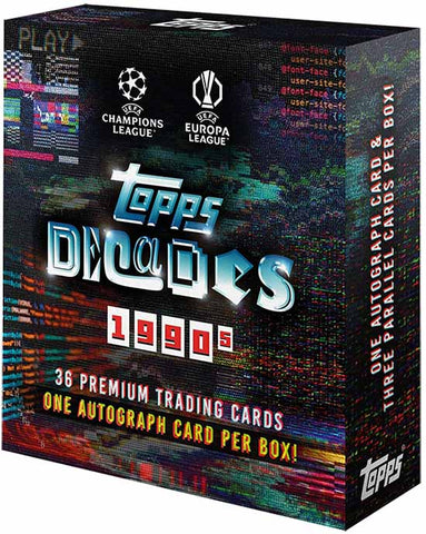 Topps Decades UEFA 1990s - Hobby Box