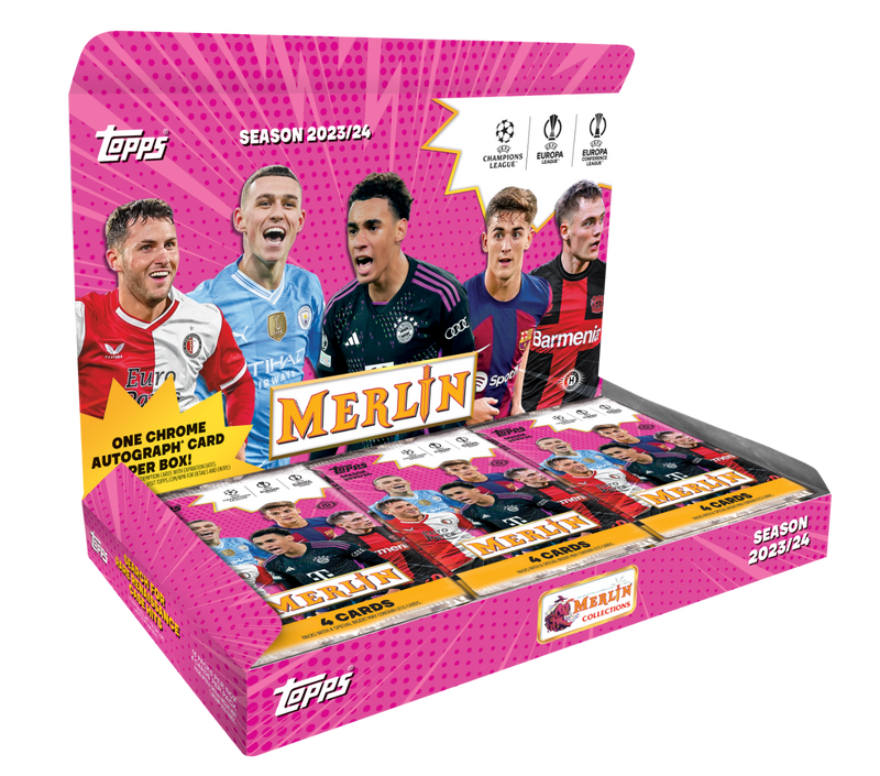 Topps Merlin UEFA Chrome 2023/24 - Hobby Box
