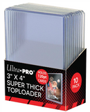 Ultra PRO 3" X 4" Super Thick 120PT Toploader (10)