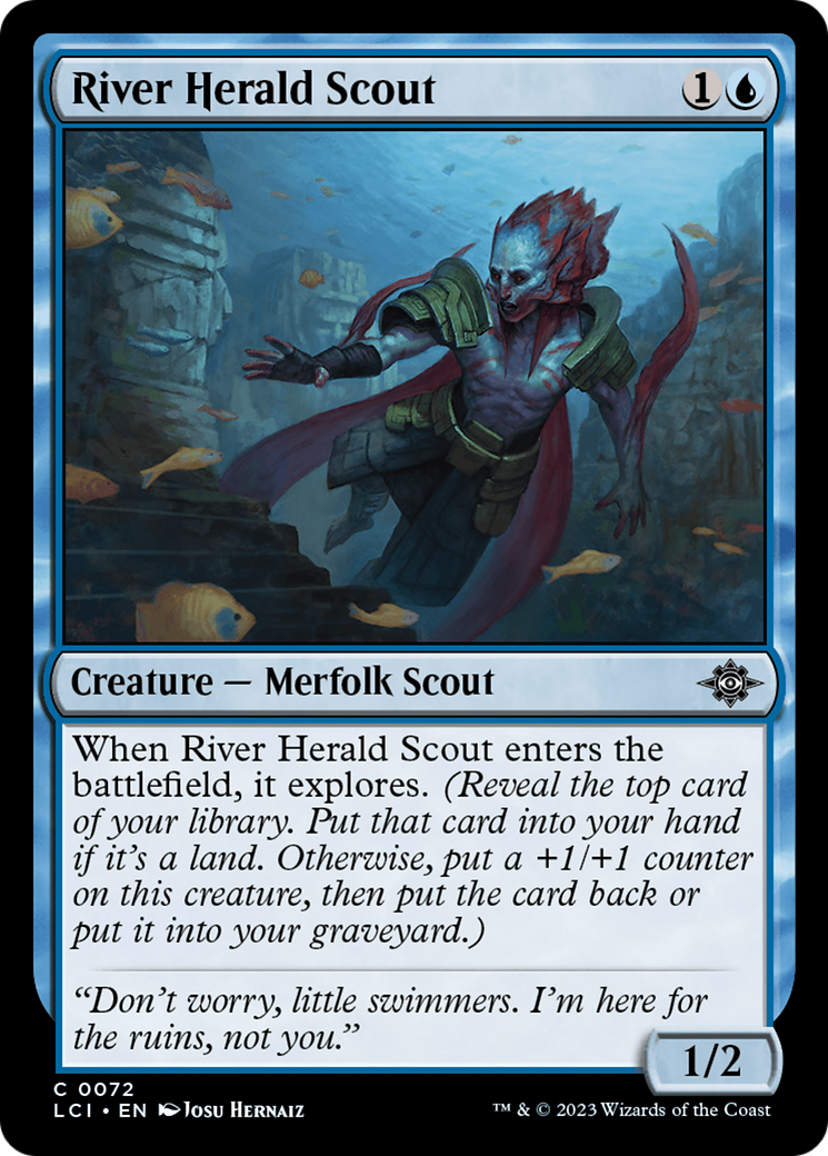 River Herald Scout [The Lost Caverns of Ixalan]