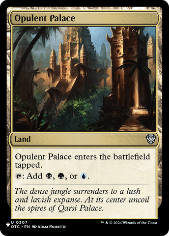 Opulent Palace (OTC) [The List]