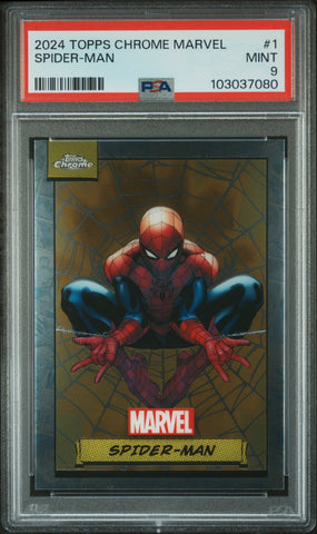 Spider-Man #1 PSA 9 [Topps Chrome Marvel 2024]