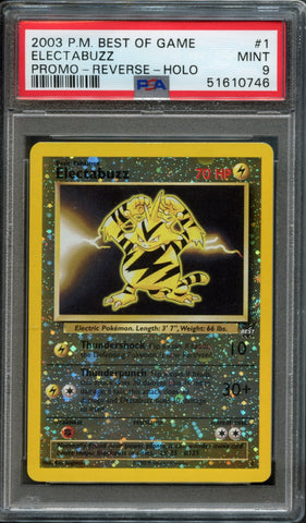 Electzbuzz #1 PSA 9 [Best of Game Promos]