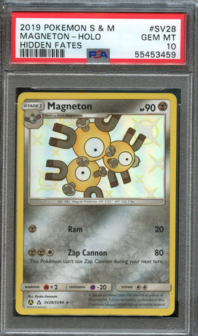 Magneton #SV28 PSA 10 [Hidden Fates]