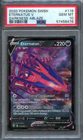 Eternatus V #116 PSA 10 [Darkness Ablaze]