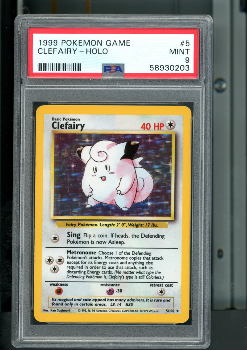 Base Set Clefairy PSA 9