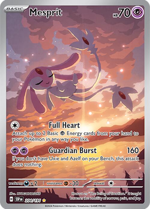 Mesprit (204/191) [Scarlet & Violet: Surging Sparks]