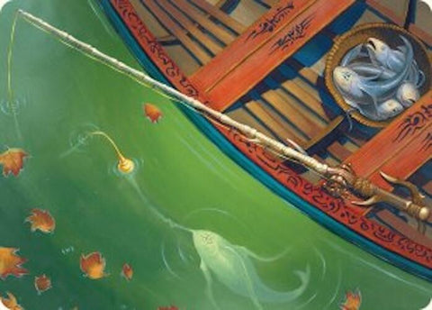 Fishing Pole Art Card (18/54) [Foundations Art Series]