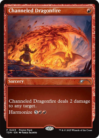 Channeled Dragonfire [Tarkir: Dragonstorm Promos]