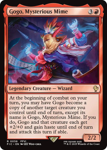 Gogo, Mysterious Mime (Surge Foil) [FINAL FANTASY Commander]