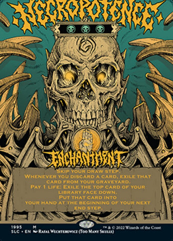 Necropotence (Borderless Alternate Art) [Secret Lair Countdown Kit]