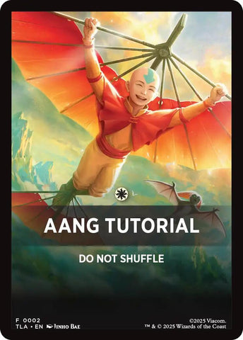 Aang Tutorial Theme Card [Avatar: The Last Airbender Tokens]
