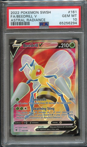 Beedrill V #160 PSA 10 (mislabel) [Astral Radiance]