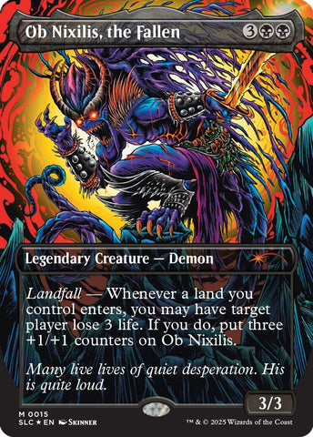 Ob Nixilis, the Fallen (Halo Foil) [Secret Lair Countdown Kit]