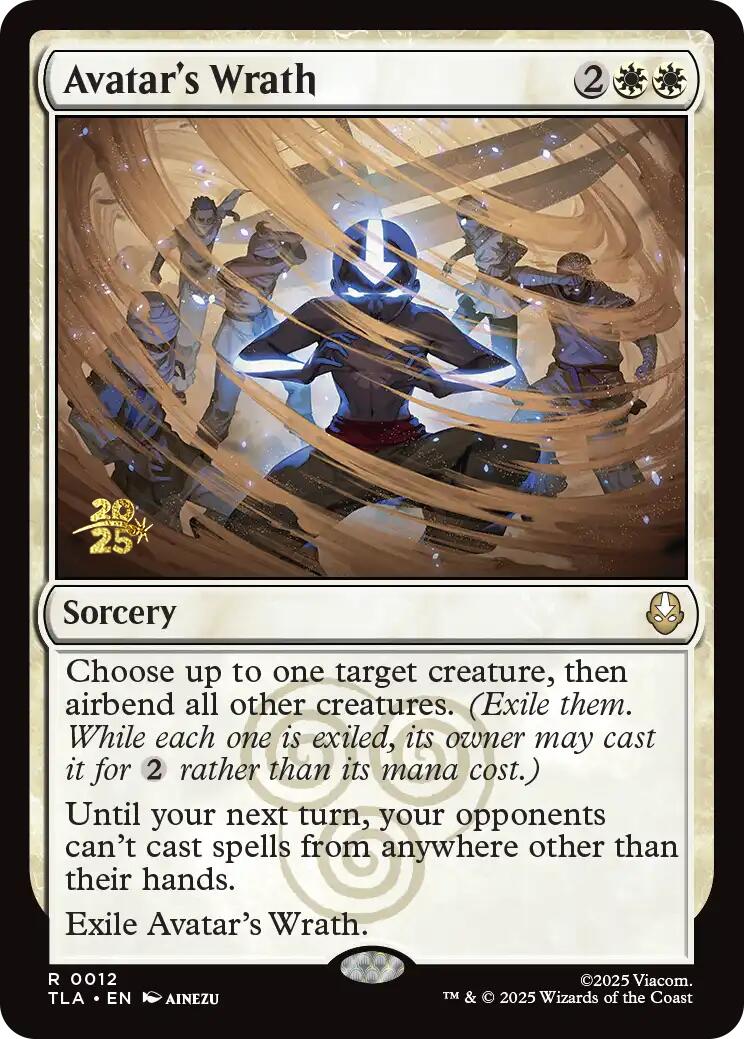 Avatar's Wrath [Avatar: The Last Airbender Prerelease Cards]