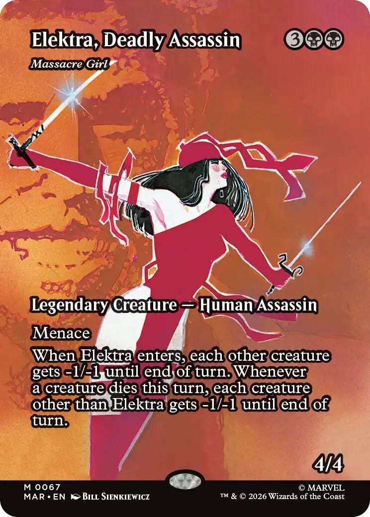 Elektra, Deadly Assassin - Massacre Girl (Borderless) [Marvel Universe: Eternal-Legal]
