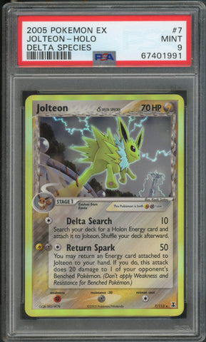 Jolteon #7 PSA 9 [Delta Species]
