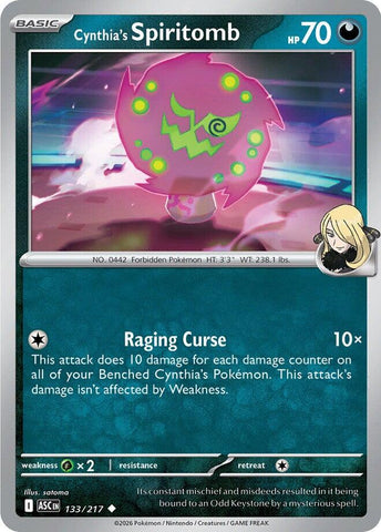 Cynthia's Spiritomb (133/217) [Mega Evolution: Ascended Heroes]
