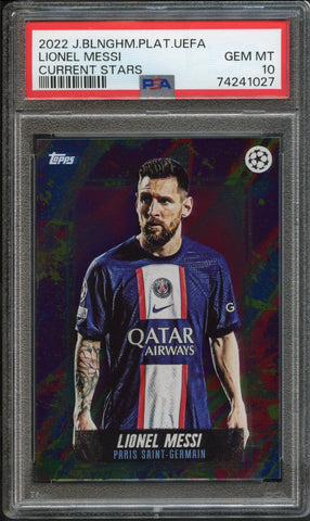 Lionel Messi PSA 10 [2022 Topps Jude Bellingham Curated]