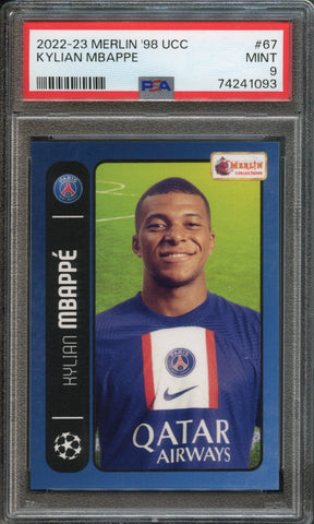 Kylian Mbappe #67 PSA 9 [2022-23 Topps Merlin Hertiage 98]