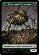 Elemental (9) // Phyrexian Saproling Double-Sided Token [March of the Machine Tokens]