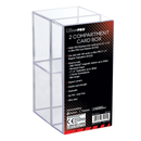 Ultra PRO 2-Compartment Card Box - Clear
