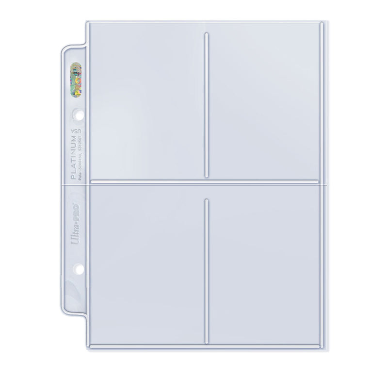 Ultra PRO 4-Pocket Page for Mini 2-Ring Albums (100)