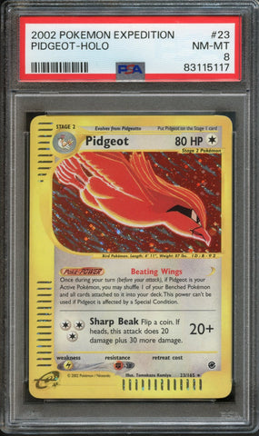 Pidgeot #23 PSA 8 [Expedition Base Set]