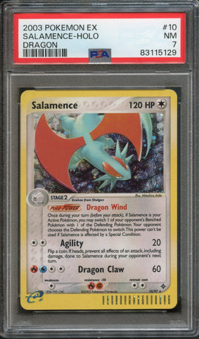 Salamence #10 PSA 7 [Dragon]