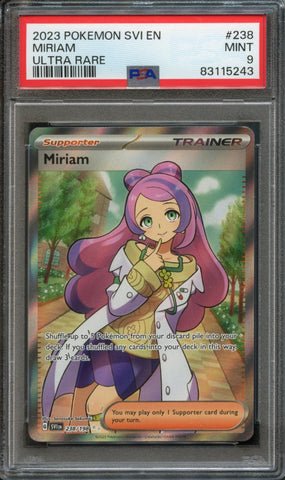 Miriam #238 PSA 9 [Scarlet & Violet]