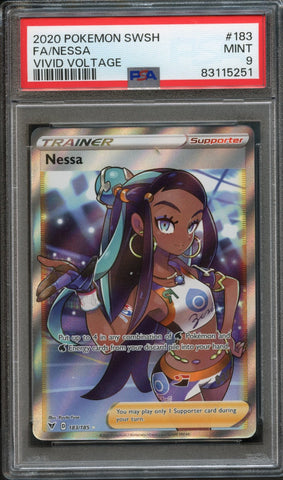 Nessa #183 PSA 9 [Vivid Voltage]