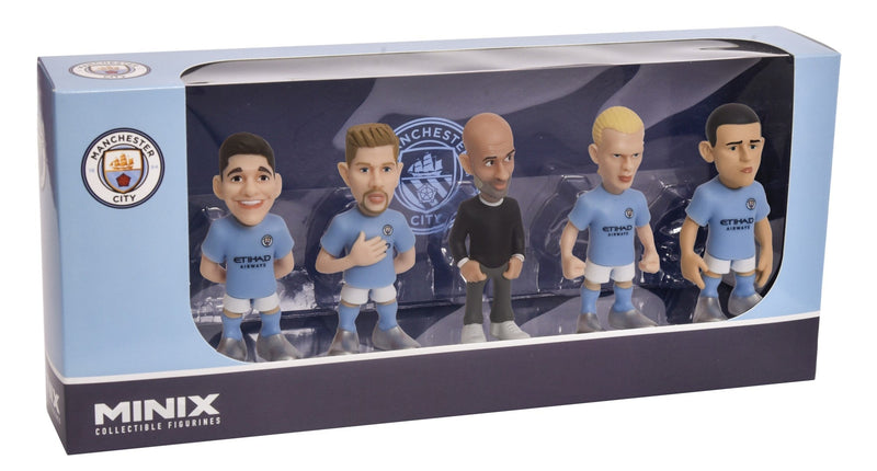 Minix Football -  Manchester City 5 Pack 7cm