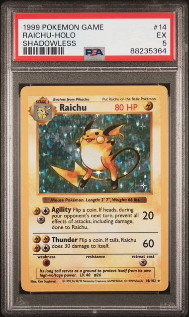 Raichu [Shadowless]