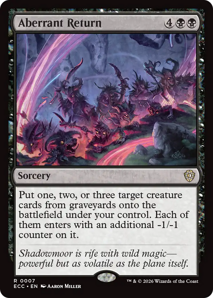 Aberrant Return [Lorwyn Eclipsed Commander]