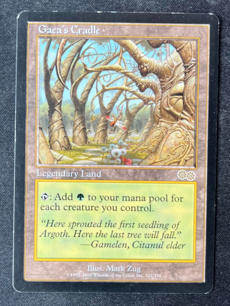 Gaea's Cradle (Moderately Played) [Urza's Saga]