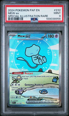 Mew ex #232 PSA 9 [Paldean Fates]