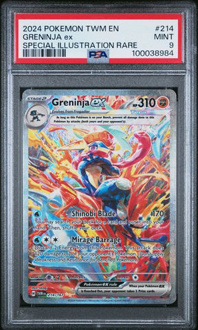Greninja ex #214 PSA 9 [Twilight Masquerade]