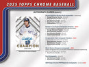 Topps Chrome Baseball 2025 - Hobby Box